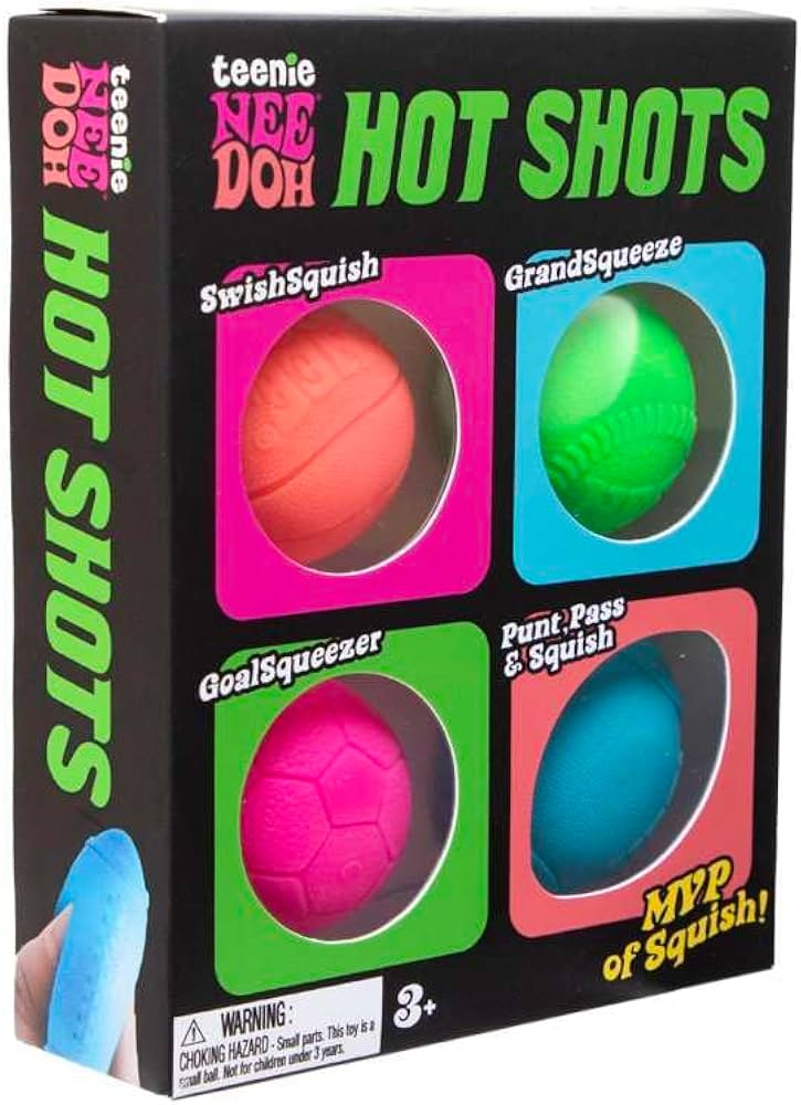 Teenie NeeDoh Hot Shots 4-Pack