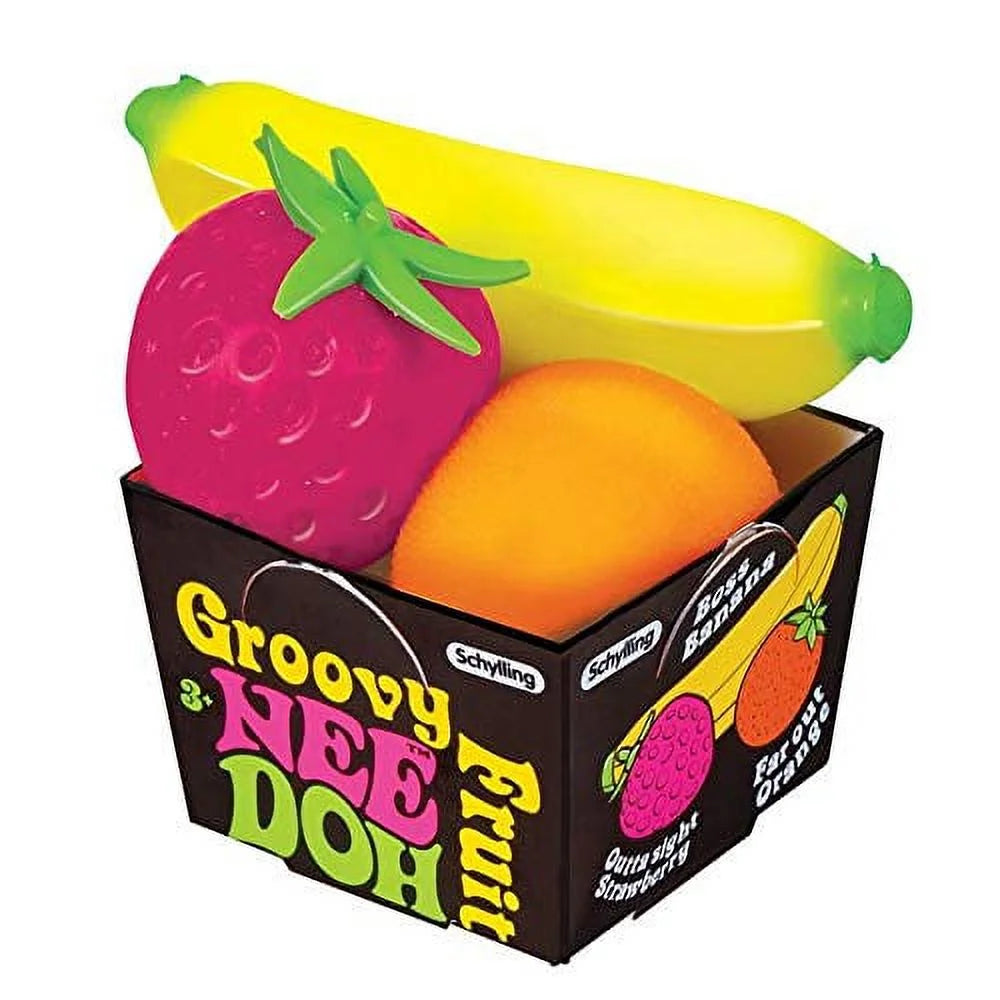 NeeDoh Groovy Fruit