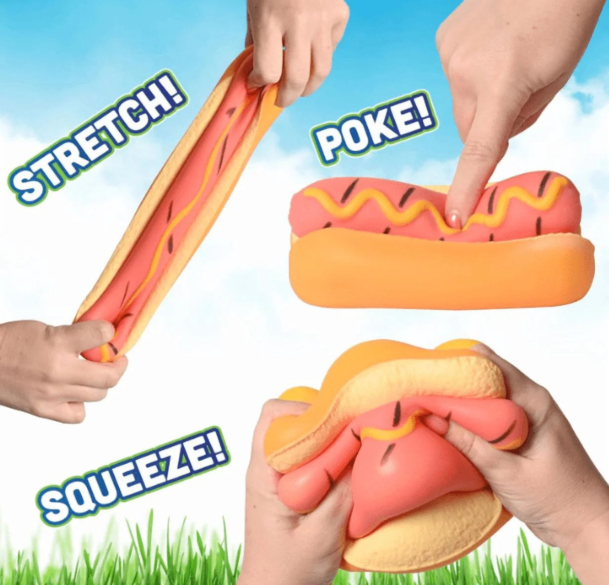 Jumbo Hot Dog Squishy