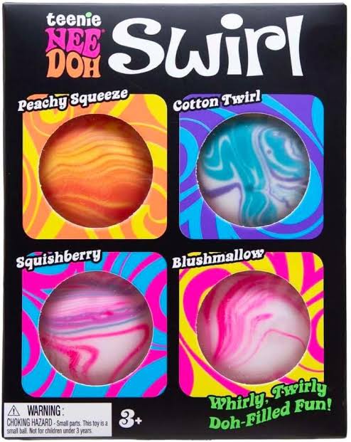Teenie NeeDoh Swirl 4-Pack